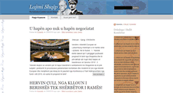 Desktop Screenshot of lajmishqip.com