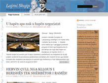 Tablet Screenshot of lajmishqip.com